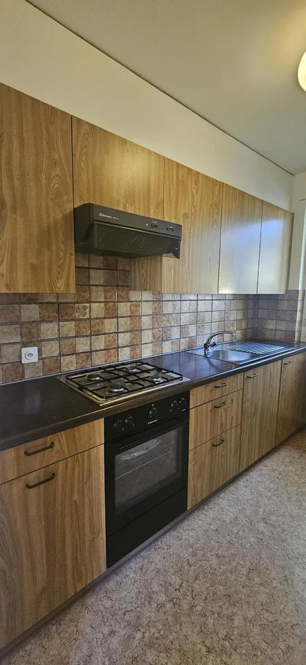 Charmant appartement 2.5 pièces au rez-de-chaussée avec petit espace de sièges pour location à durée limitée