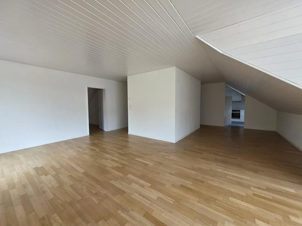 Schöne 3,5-Zimmer-Dachwohnung mit Terrasse + Lift