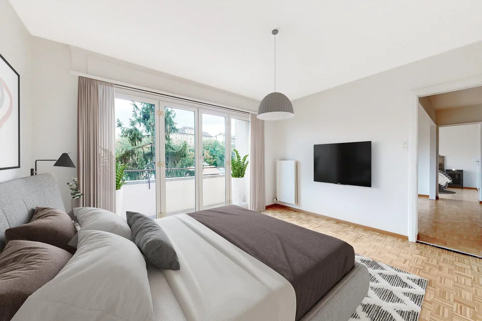 Idéalement situé dans un immeuble convivia l!