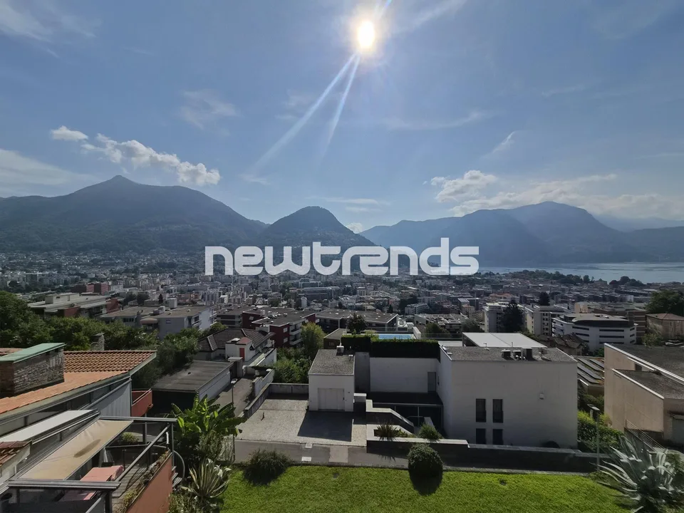 AFFITTASI LUMINOSO APPARTAMENTO 3.5 LOCALI CON SPLENDIDA VISTA LAGO