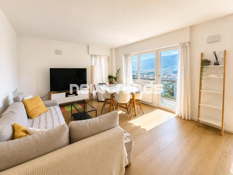 AFFITTASI LUMINOSO APPARTAMENTO 3.5 LOCALI CON SPLENDIDA VISTA LAGO