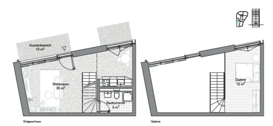 1.5 Zimmer-Atelierwohnung