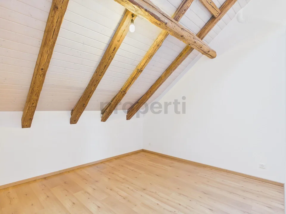 3.5-room apartment in Champmartin - charm, character, and tranquility