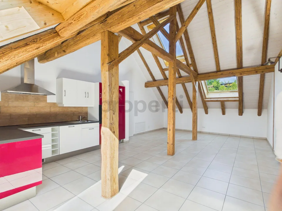 3.5-room apartment in Champmartin - charm, character, and tranquility