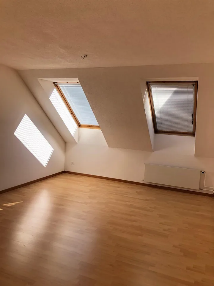 Appartement mansardé avec galerie