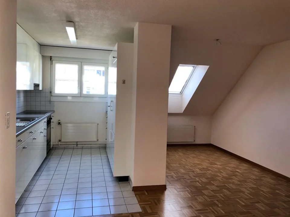 Appartement mansardé avec galerie