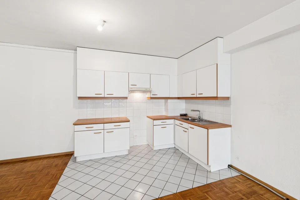 Three-room apartment in the city center