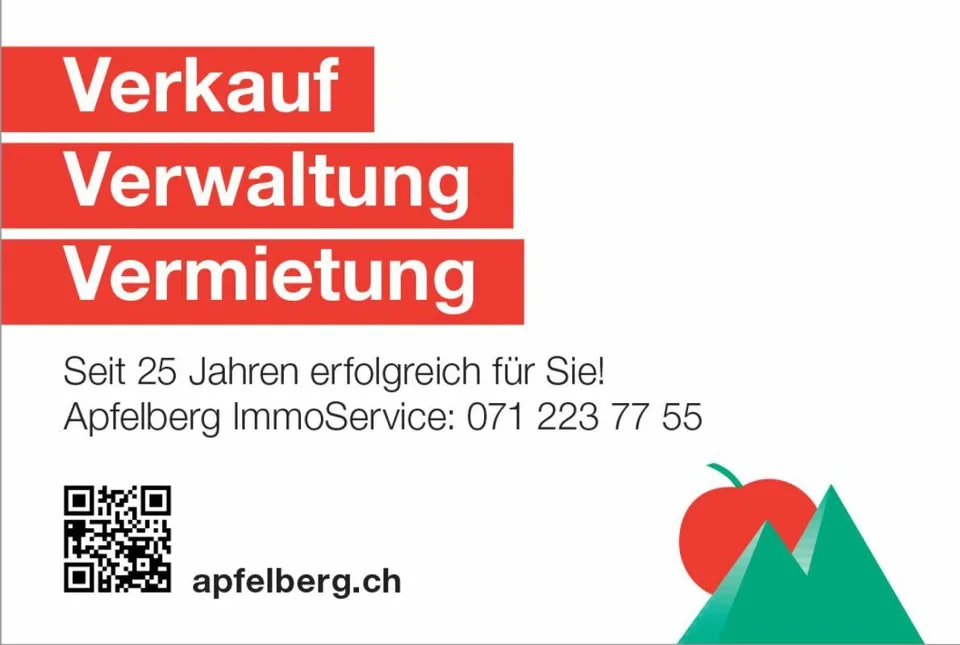 Wunderschöne 2.5 Zimmer-Wohnung mitten in der Altstadt von St. Gallen