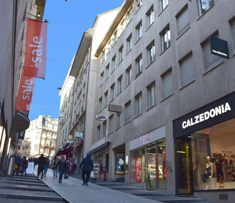 In the heart of the city center