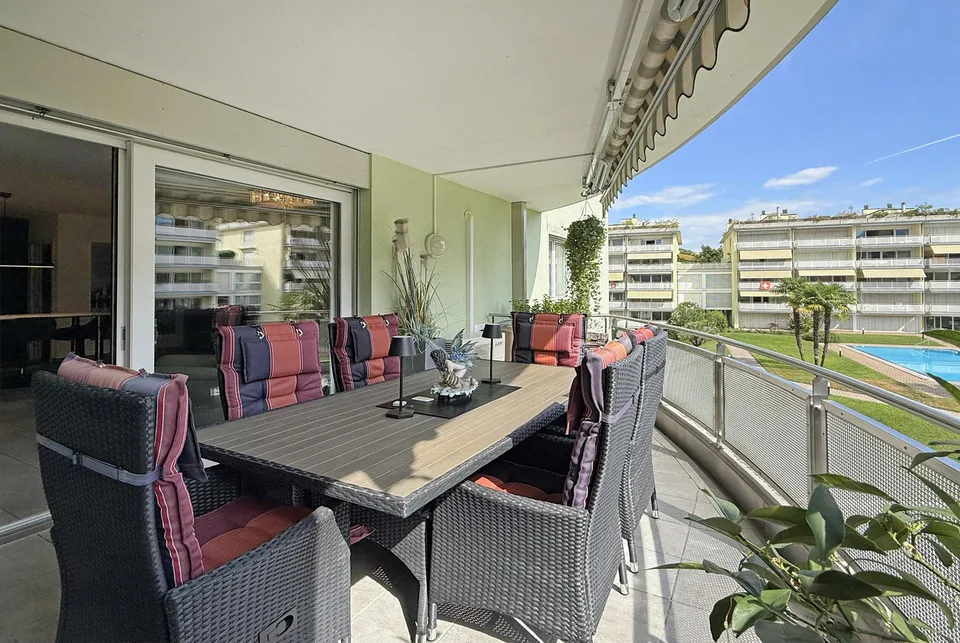 GROßES UND MODERNES 3.5-ZIMMER-WOHNUNG + STUDIO IN LUGANO PREGASSONA