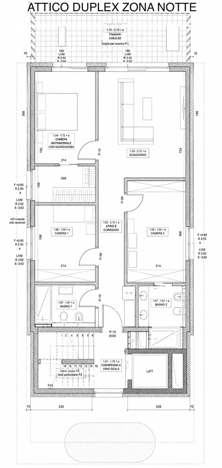 SUPER DUPLEX ATTIQUE 6.5 AVEC VUE SUR LE LAC À MELIDE EN CONSTRUCTION