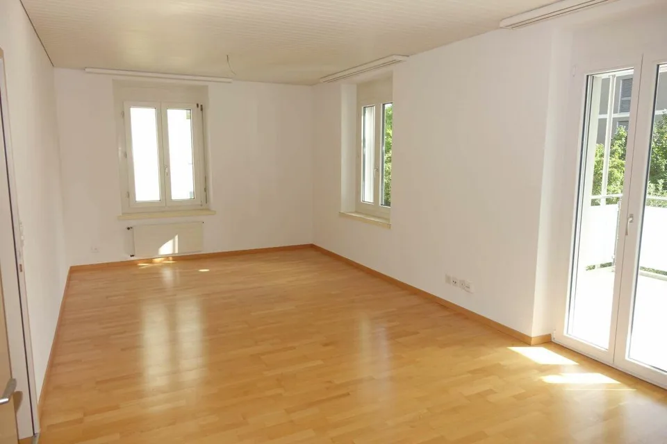 frisch sanierte Wohnung mit grossem Balkon