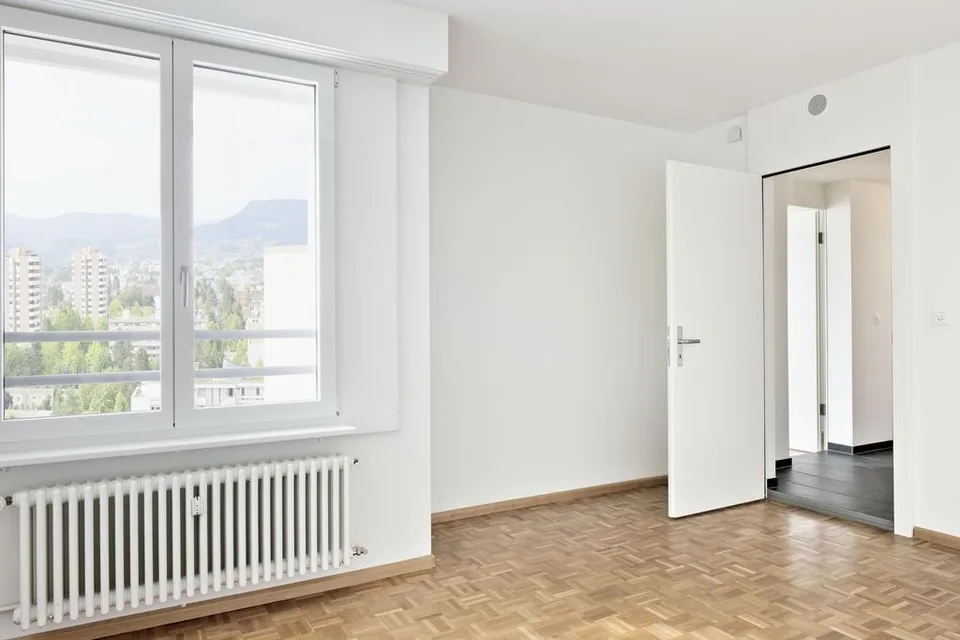 Grosszügig geschnittene Wohnung mit Ausblick