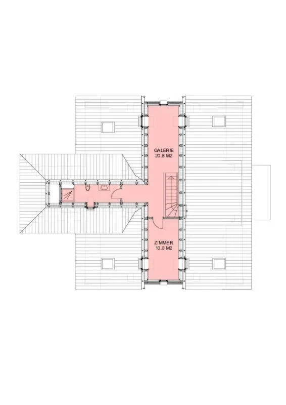 Stylish maisonette apartment with spacious room layout