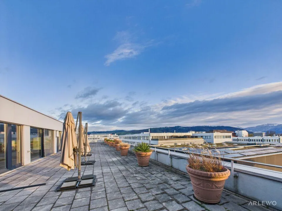 Arbeiten mit Weitblick? Büroflächen mit exklusiver Dachterrasse – Foto 13 von 21