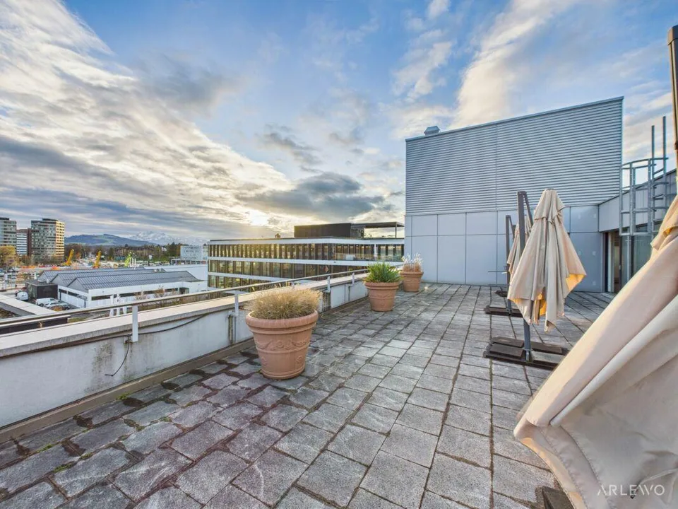 Arbeiten mit Weitblick? Büroflächen mit exklusiver Dachterrasse – Foto 15 von 21