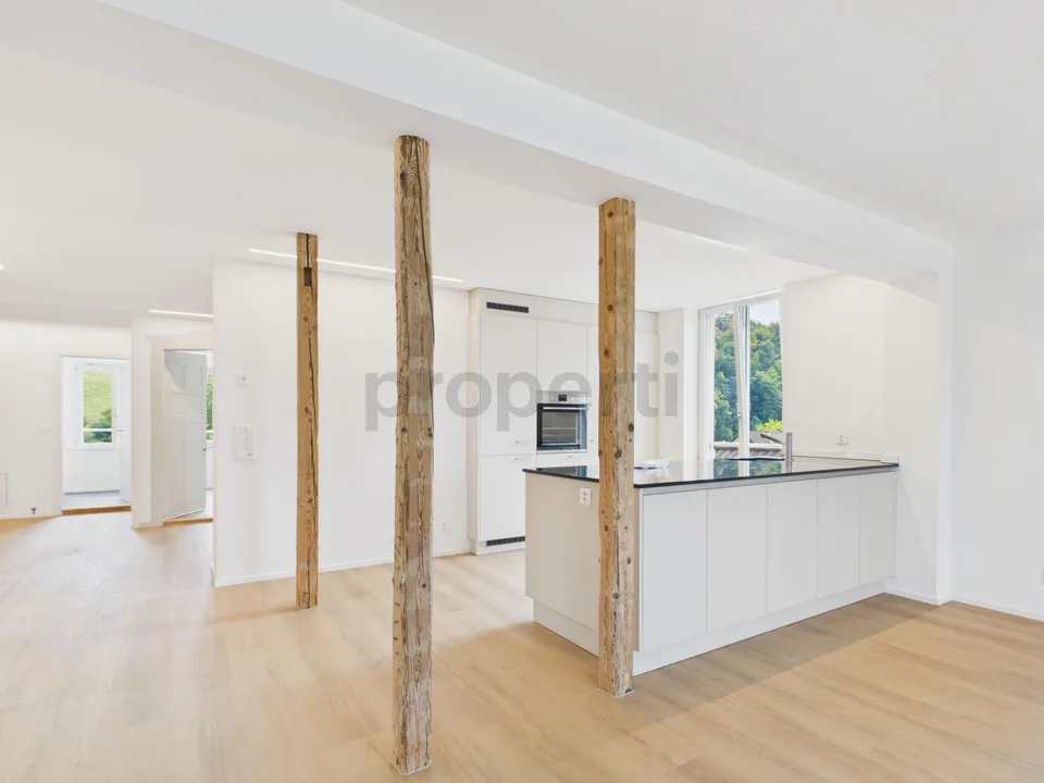 Maisonette moderne de 4,5 pièces avec balcon, Rheineck