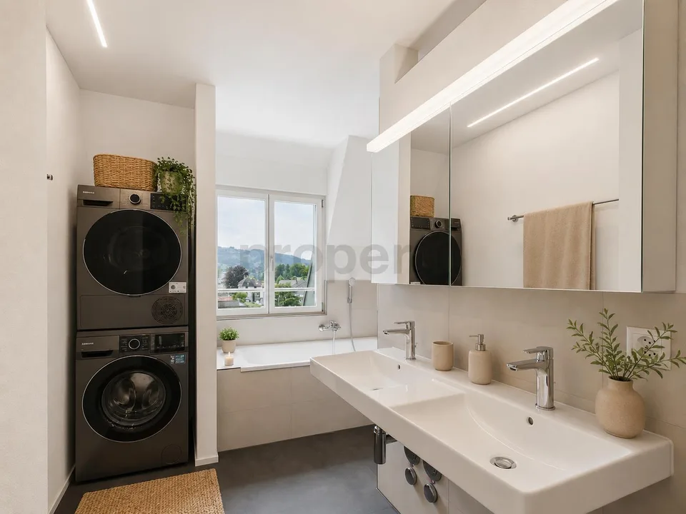 Maisonette moderne de 4,5 pièces avec balcon, Rheineck