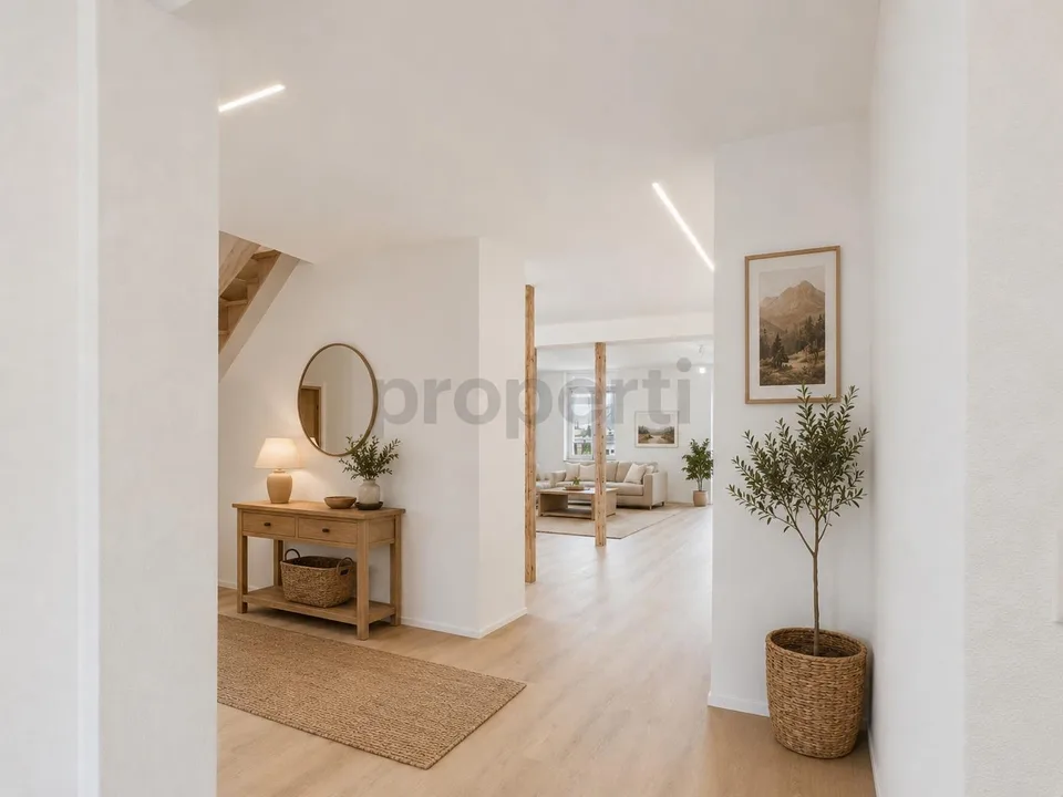 Maisonette moderne de 4,5 pièces avec balcon, Rheineck