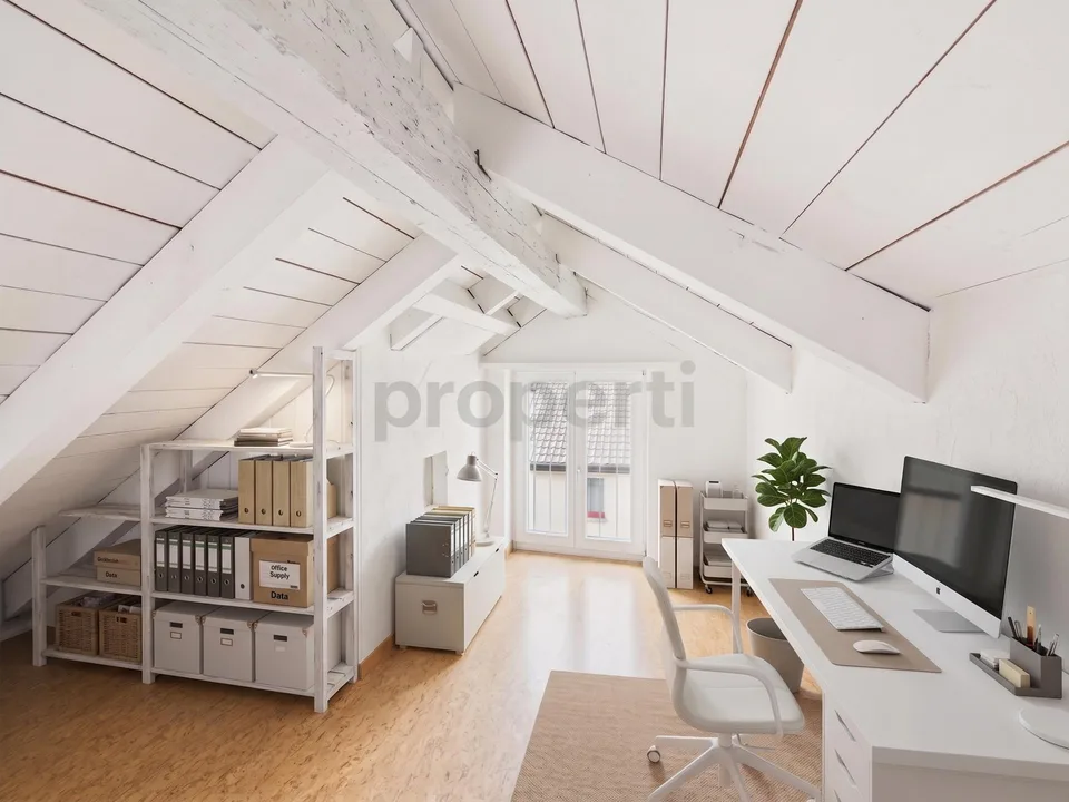 Ruhige Dachwohnung mit Balkon und planbaren Nebenkosten in Beringen – Foto 33 von 35