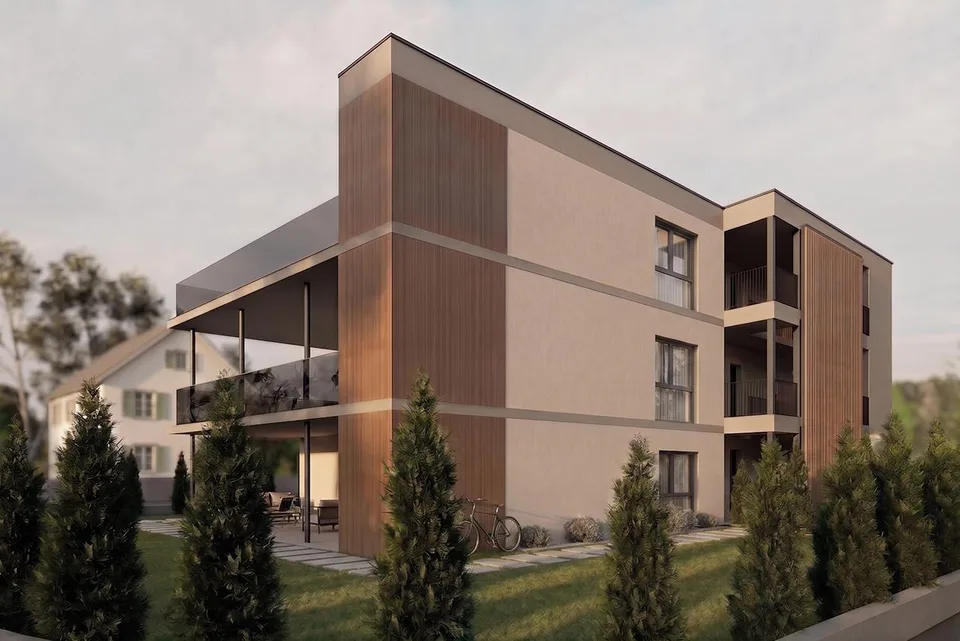 Neubau: Gartenwohnung viel Grünfläche und modernem Wohnkomfort