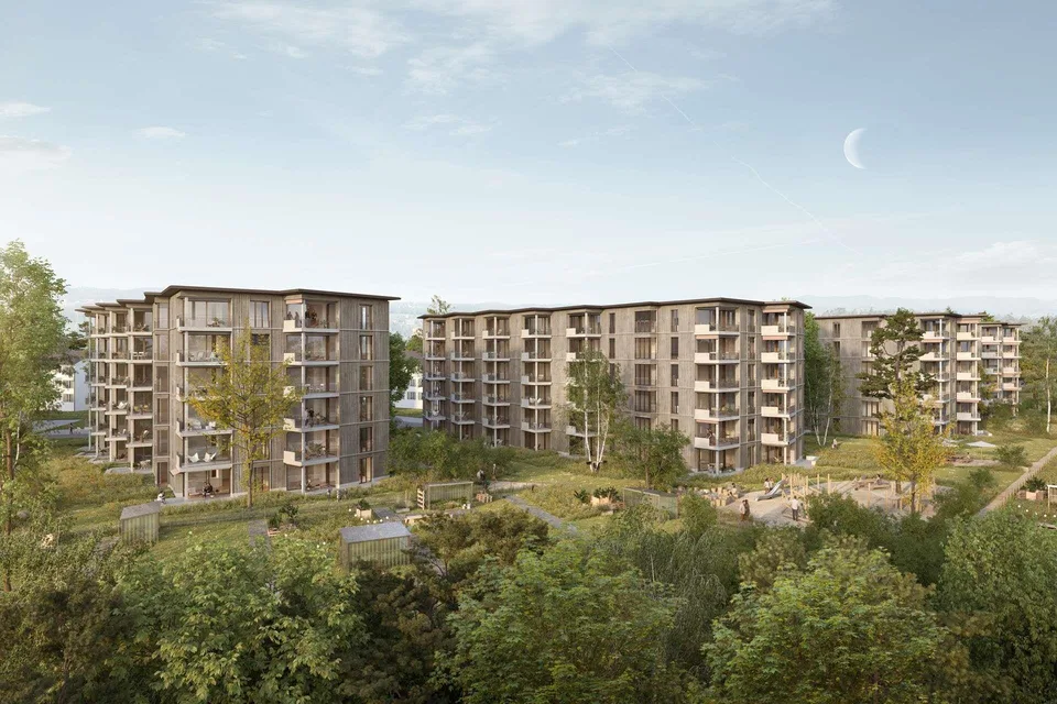 Moderne 3.5-Zimmer-Neubauwohnung in der Überbauung «7 Lerchen» in K...