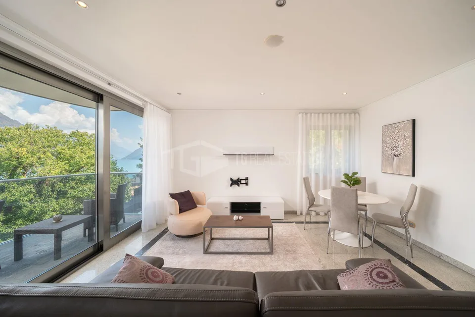Appartement de 3,5 pièces, meublé, avec vue sur le lac