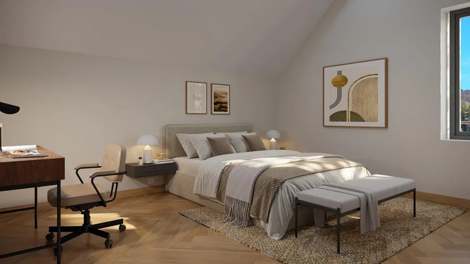 Spacious 4½ room apartment on the 1st floor with loggia