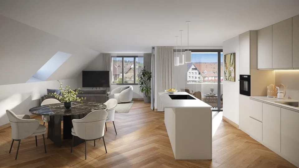 Spacious 4½ room apartment on the 1st floor with loggia