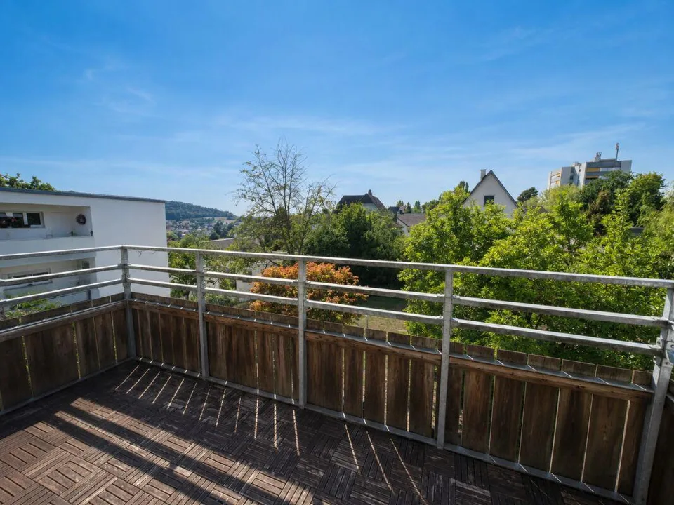 Gemütliche, helle Wohnung mit schöner Aussicht