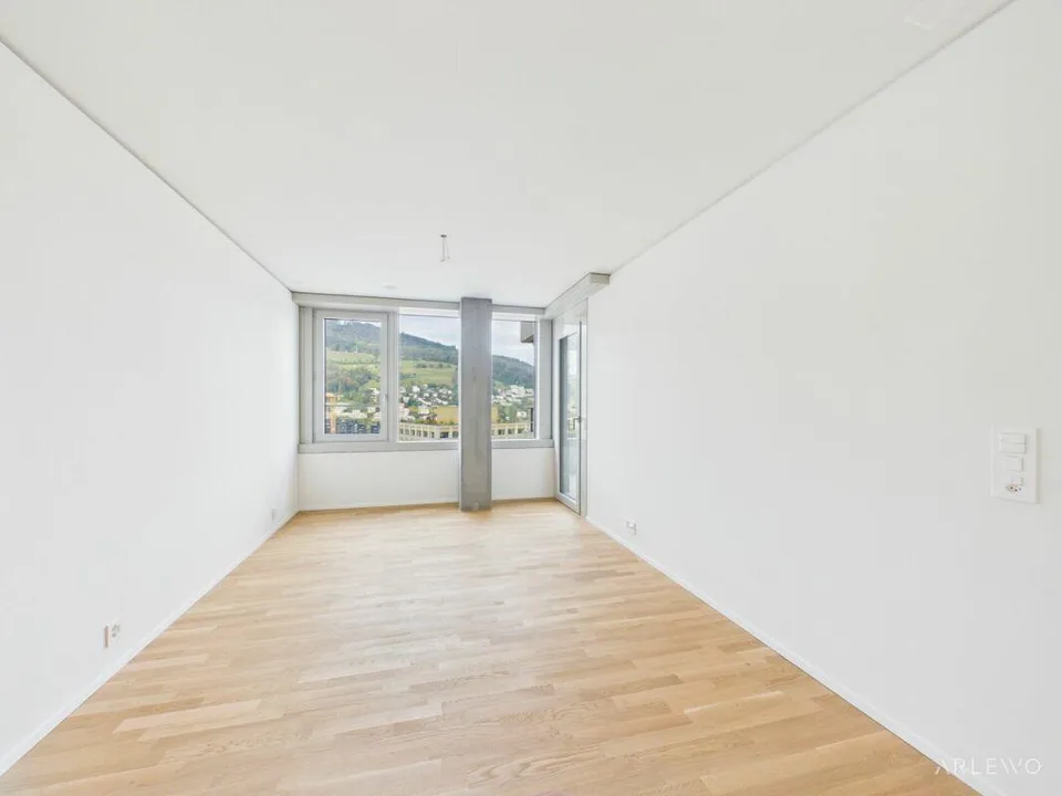 Aussichtsreich und urban Wohnen im Pilatus Tower