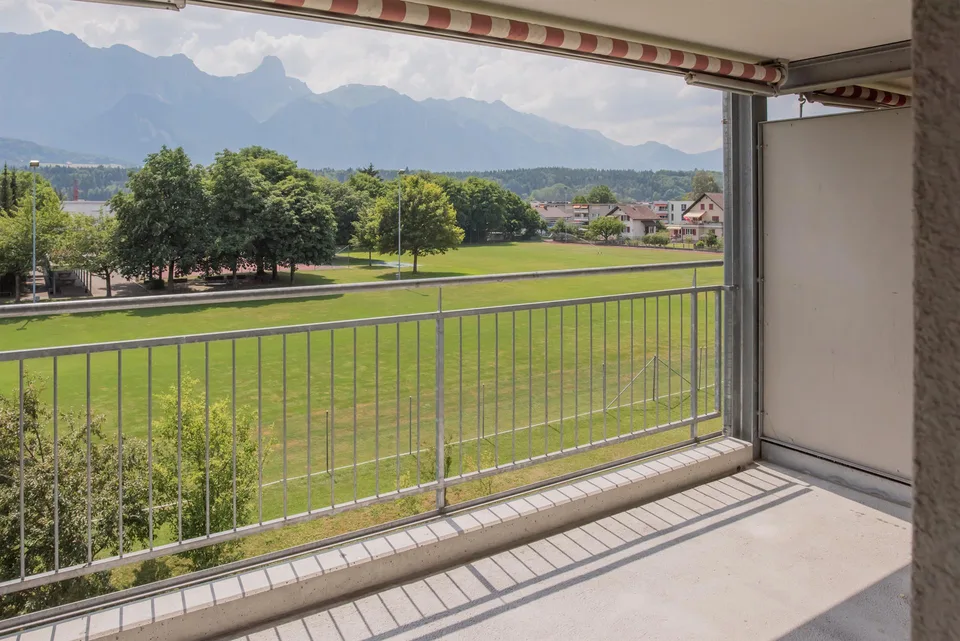 Modern maisonette apartment with a dreamy view of the Alps