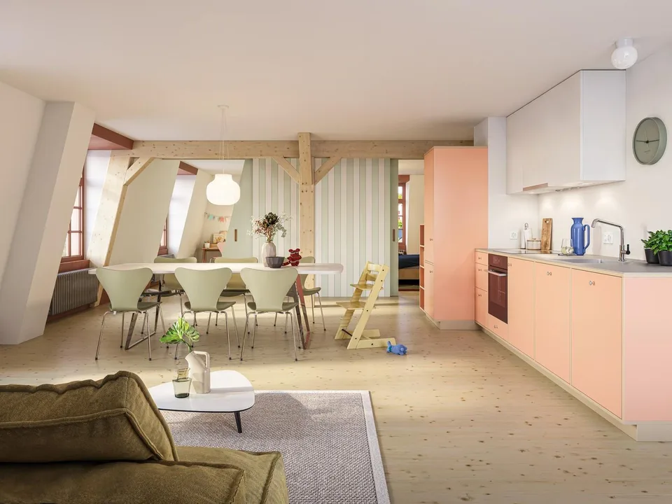 Frisch renovierte 3-Zimmer-Wohnung im 1. OG