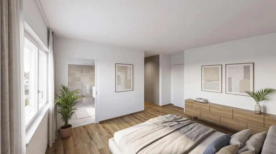 Exclusive new building: 3.5 room apartment on the upper floor