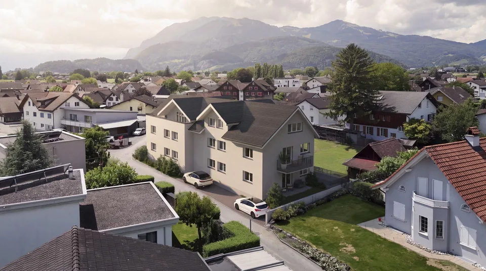 Exclusive new building: 3.5 room garden apartment