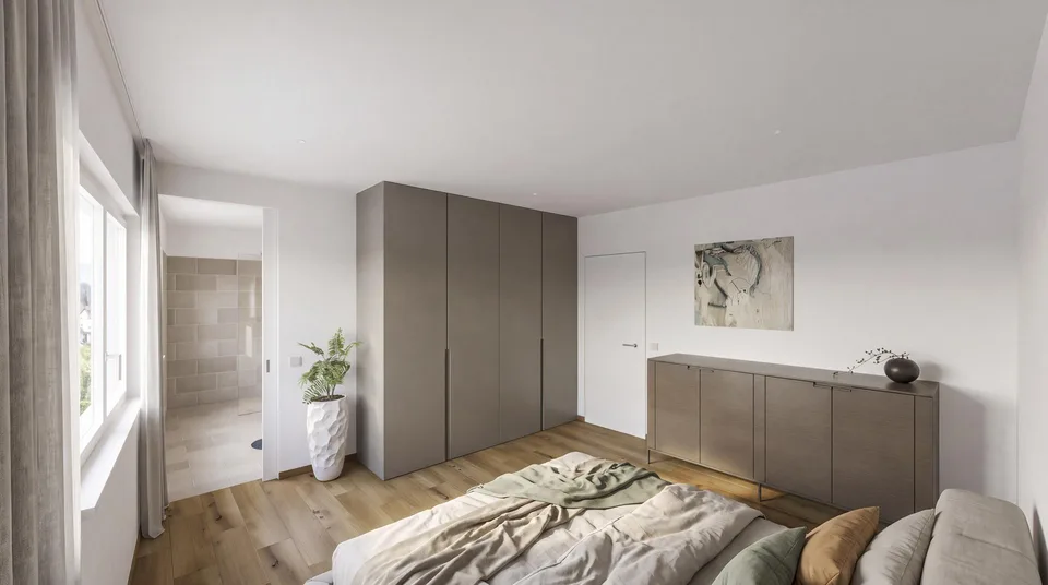 Exclusive new building: 3.5 room garden apartment