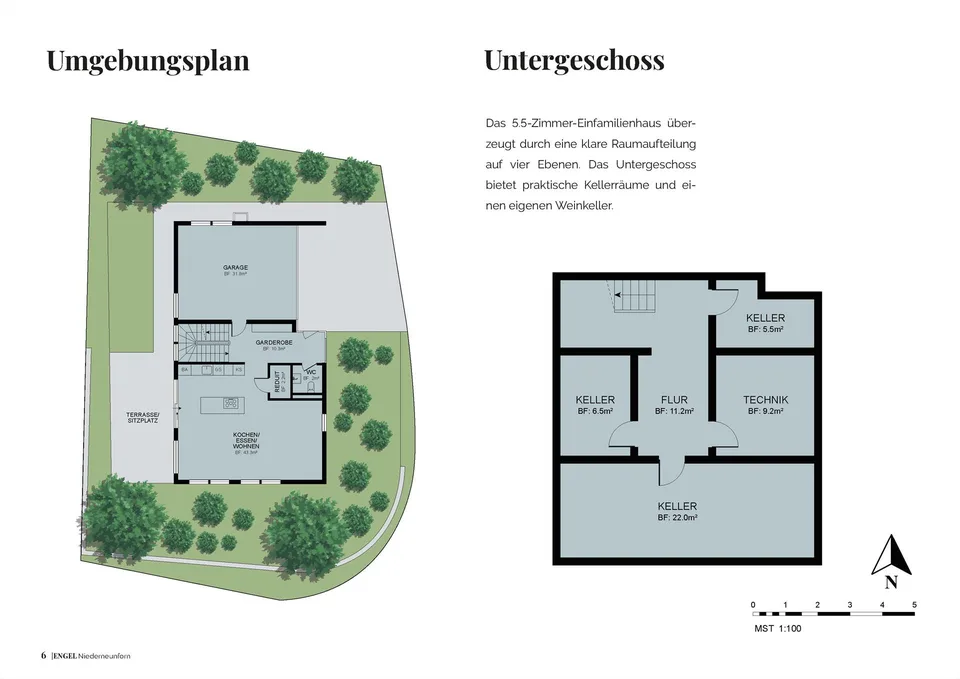 Attraktives 5.5 - Zimmer Einfamilienhaus, Niederneunforn