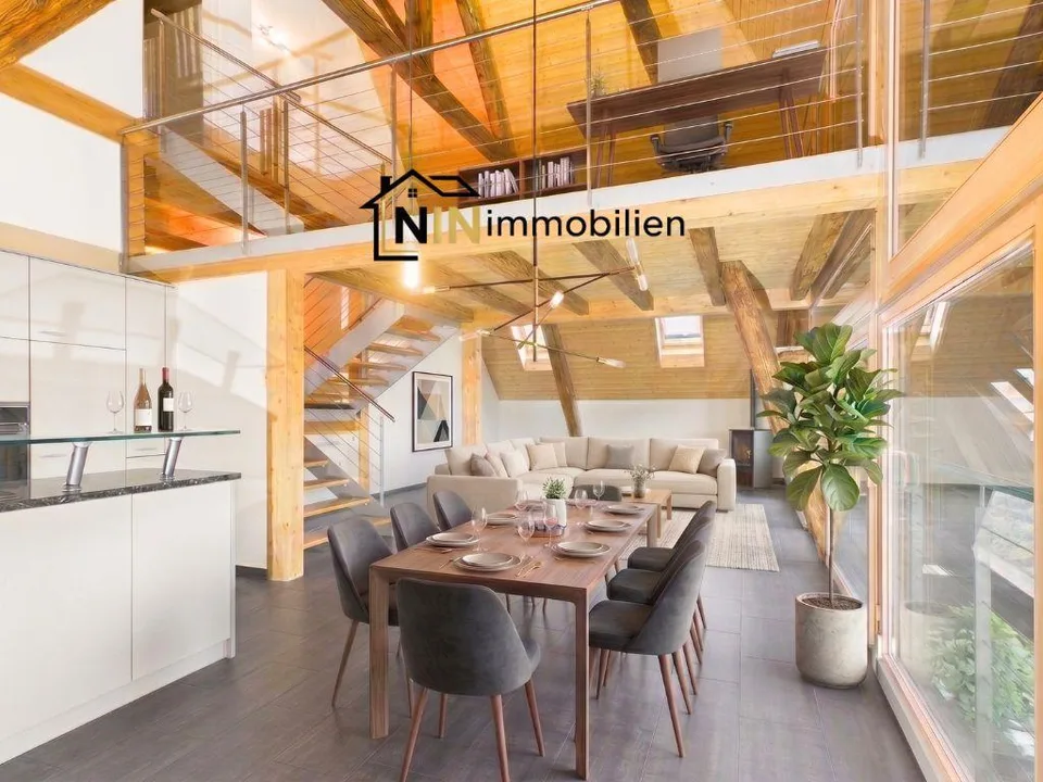 Exklusiver Wohntraum über 3 Etagen mit charmanter Balkon-Lukarne