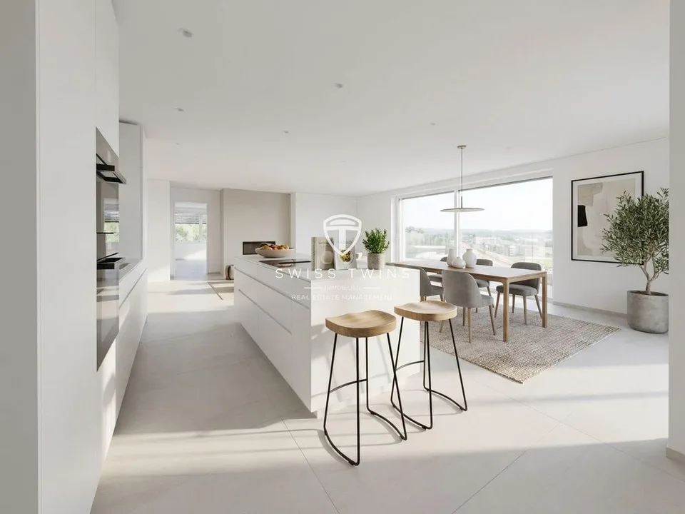 4.5-Zimmer-Penthouse mit Seesicht in Altendorf