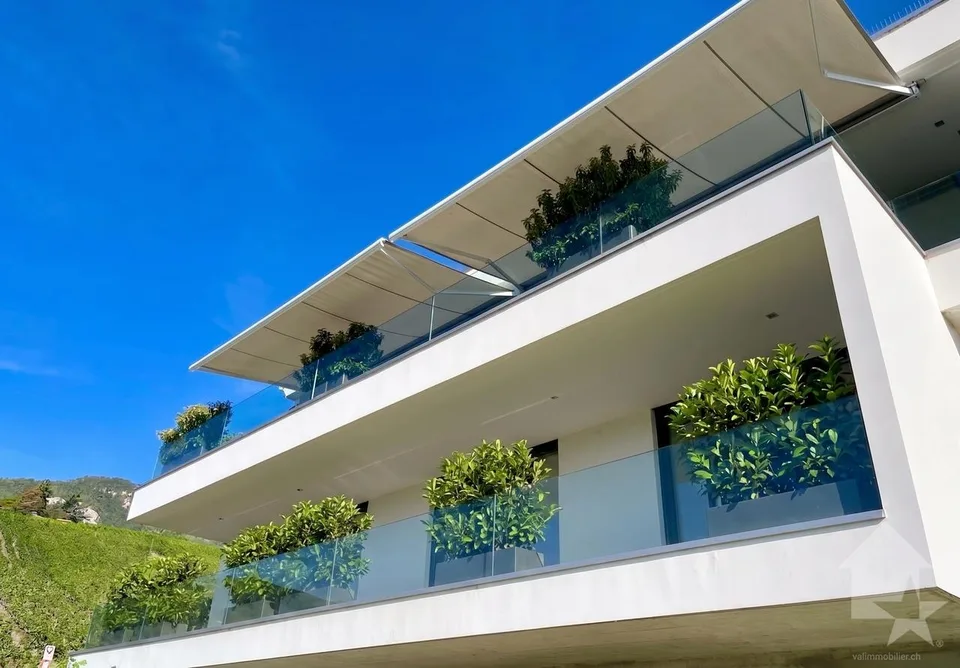 Appartement contemporain sur les hauts de Sierre avec vue panoramique