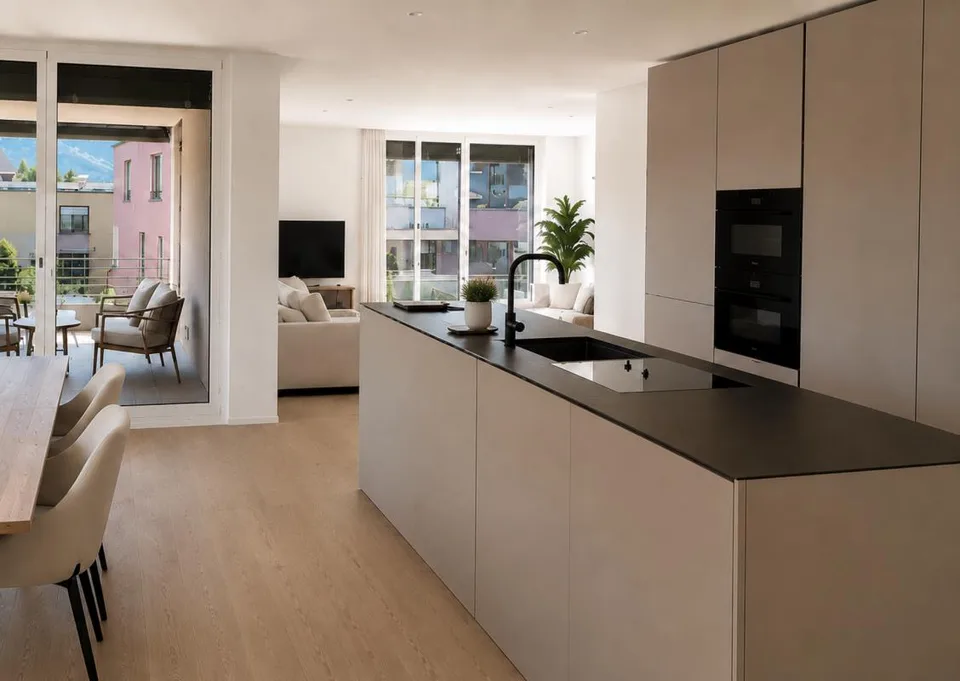 Newly built 3.5-room apartment with a dreamy view of the Alps – photo 5 of 10