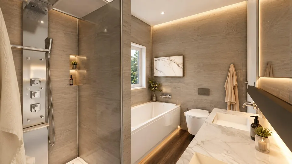 Casa a Schiera d'angolo 5.5 locali con giardino a Brè sopra Lugano