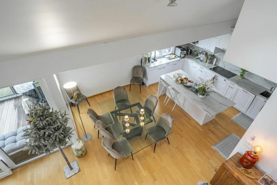 Dachgeschoß-Duplex