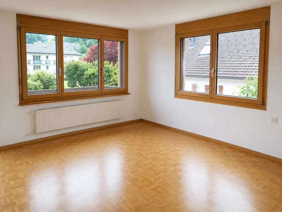 Detached two-family house with garages and spacious surroundings