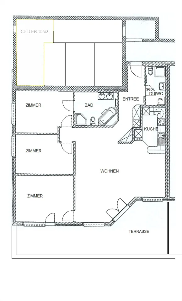 Helle 4½-Zimmer-Terrassenwohnung an sonniger Lage in Rothenthurm