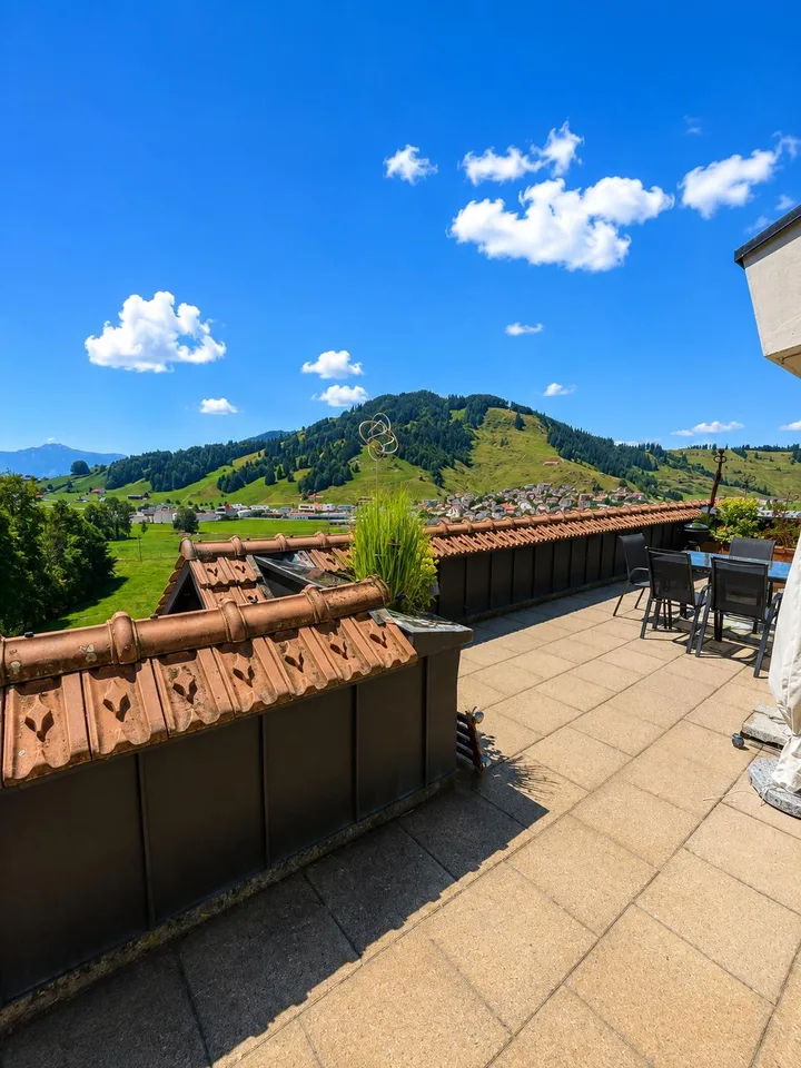 Helle 4½-Zimmer-Terrassenwohnung an sonniger Lage in Rothenthurm
