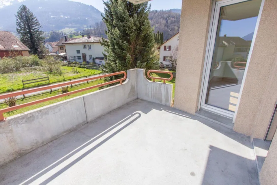 Gemütliche Wohnung mit Aussicht in die Berge
