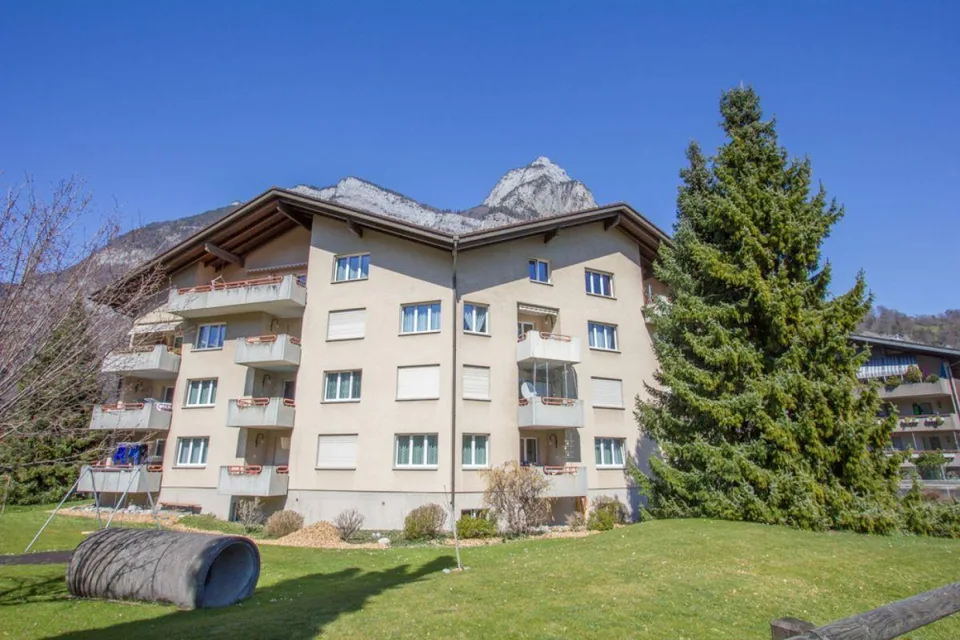 Gemütliche Wohnung mit Aussicht in die Berge