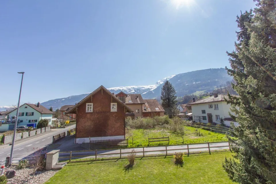Gemütliche Wohnung mit Aussicht in die Berge