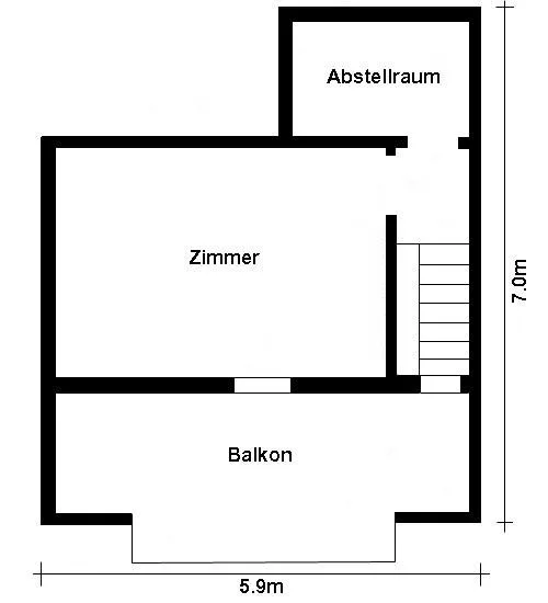 Attic Maisonette Apartment in Zürich-Oerlikon